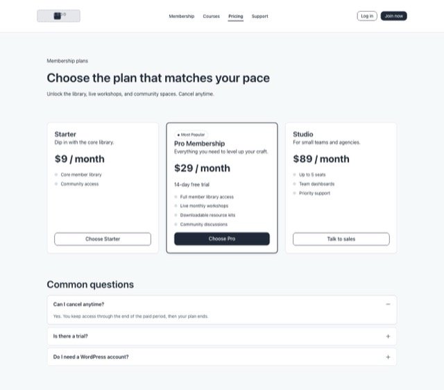 Membership Site Launch Lab